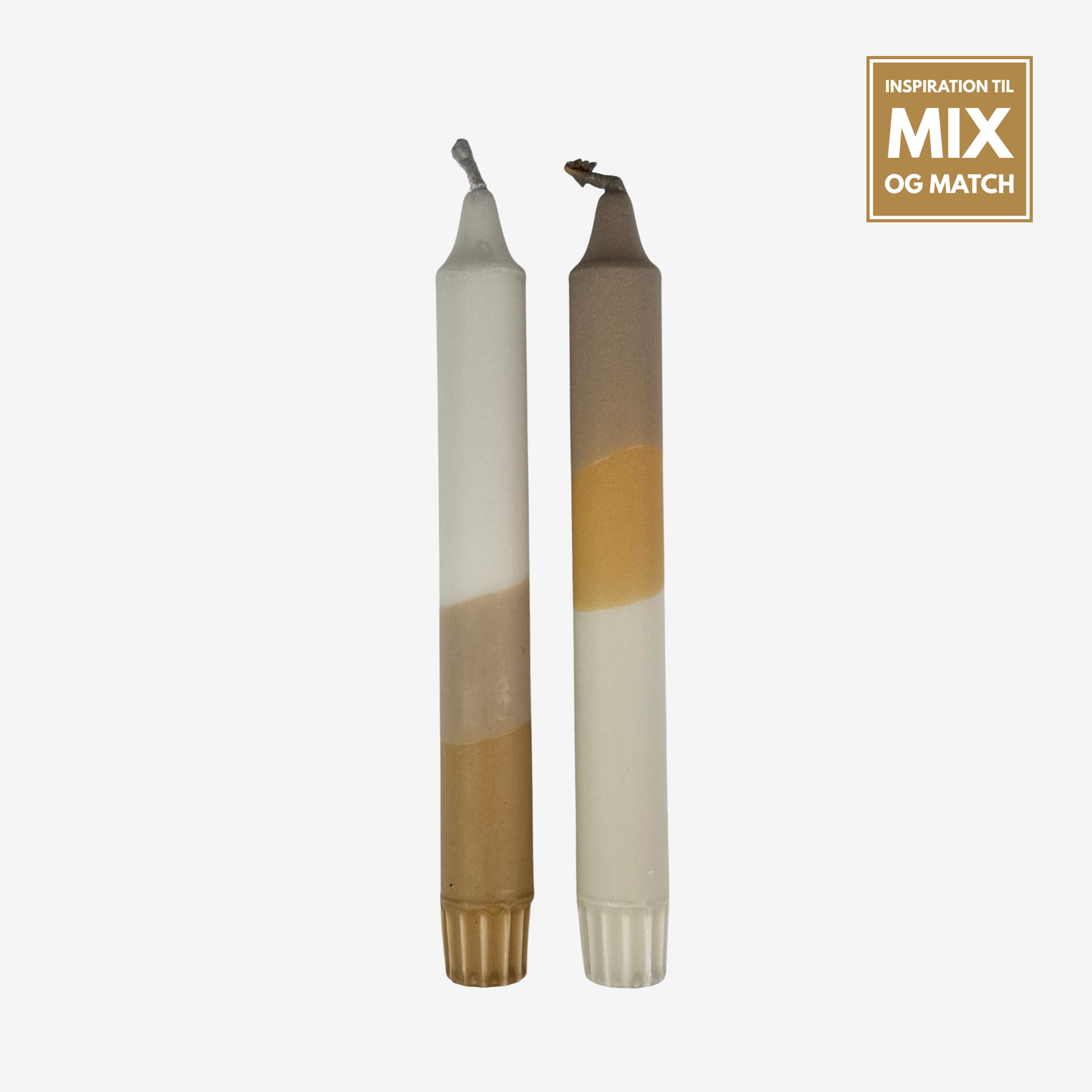 Brun / Grå stearinlys