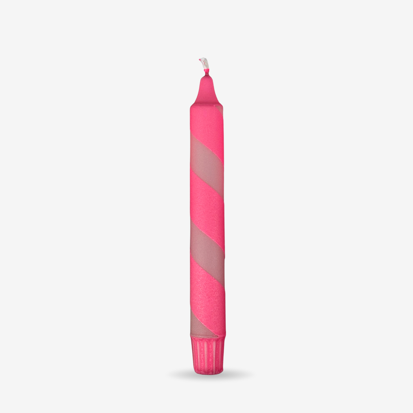 Pink / Snoet stearinlys